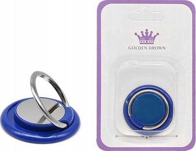 Mbajtëse telefoni Golden Drown Ring, universale, premium, blu