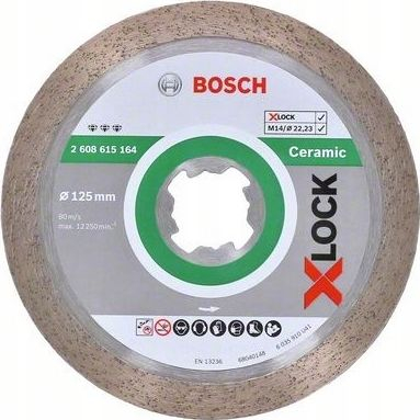 Disk për prerjen e qeramikës Bosch, 125 x 22 (2608615164)