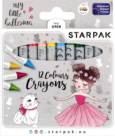 Lapsa me dyll STARPAK Ballerina 490940, set 12 ngjyra