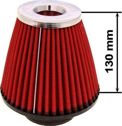 Filtër ajri sportiv Simota JAU-H02109-05, 130mm, dia 101mm, i kuq
