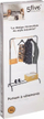 Varese rrobash 5five Simple Smart, metalike, 80x40x149 cm, e zezë