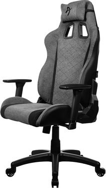 Karrige gaming Avanti Ash Gray Ergonomic, 3D armrests, deri 120 kg, gri