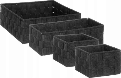 Organizues plastik Emako, 28 x 28 x 10 cm, i zi