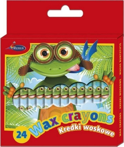 Ngjyra dylli Beniamin Wax Crayons, set me 24 ngjyra, për kalamaj