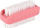 Furçë plastike për thonj York Body Care, me dy anë, 8 x 2.5 cm, rozë