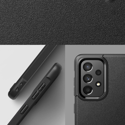 Mbulesë telefoni Ringke Onyx për Samsung Galaxy A73, TPU, rezistente ndaj goditjeve, e zezë