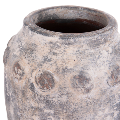 Vazo dekorative VERMO HM4392, terrakote, 20x19 cm, gri