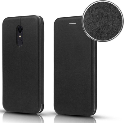 Futera Forcell Elegance Book për Samsung Galaxy A14 4G, me kapak magnet, lëkurë eco, e zezë