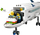Set LEGO City Passenger Airplane 60367, aeroplan pasagjerësh, 9 minifigura, shumengjyrësh