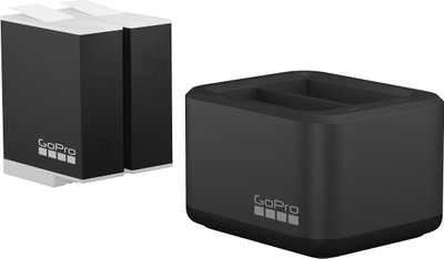 Полнач за батерии GoPro Dual, со 2 Enduro батерии, црн