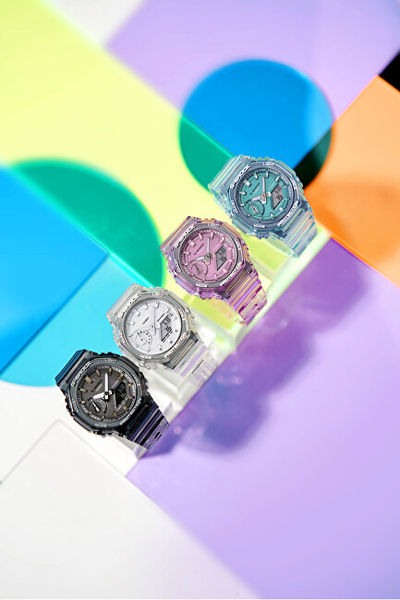 Orë për femra Casio G-MS GMA-S2100SK-2AER, e kaltër