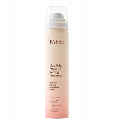 Spray fiksues grimi Paese Ultra-Light Make-Up Setting Face Mist, me pantenol, 75ml