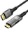 Kabllo PremiumCord DisplayPort 1.4 në HDMI 2.1, 8K 60Hz, 2 metra, gri