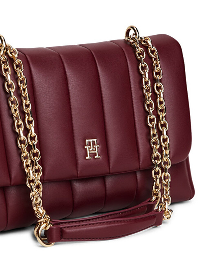 Çantë dore për femra Tommy Hilfiger, burgundi