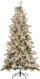 Pemë artificiale Krishtlindjesh TATLOW Snowy Christmas Tree, me drita LED, 210 cm, e bardhë