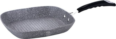 Tigan grill Berlinger Haus Stone Touch, 28cm, efekt guri, gri