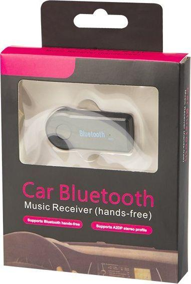 Modul Bluetooth për radio makine, lidhje Aux 3.5mm, mikrofon i integruar, i zi