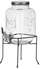 Dispenzer për pije AD 6741, 4L, qelq, me qëndrim, transparent