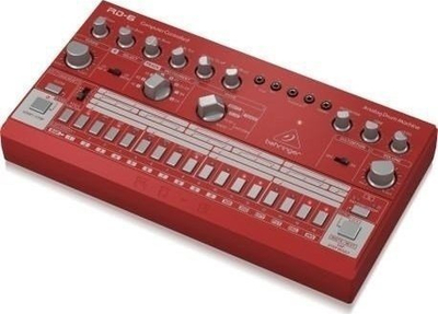 Машина за ритам Behringer RD-6 Rhythm Designer, аналогна, со дисторзија, црвена