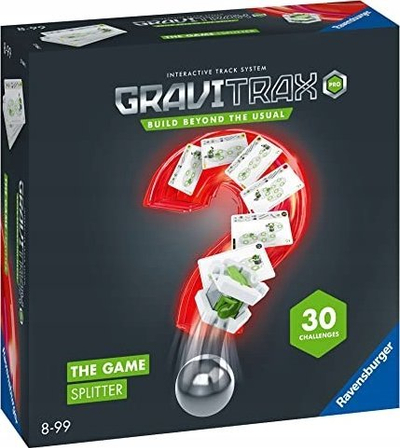 Lojë ndërtimi Ravensburger GraviTrax PRO the Game Splitter, 30 sfida, STEM, shumëngjyrëshe
