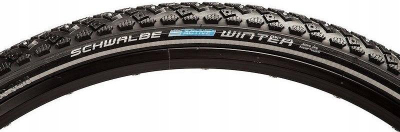 Gomë biçiklete Schwalbe Winter K-Guard, 26 x 1.75, me gozhda, e zezë
