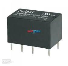 Relè subminiature Relpol RSM822 6112 85 S012, 2P 12V DC, 2A 24V DC, e zezë