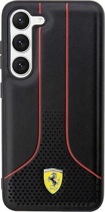 Këllëf telefoni Ferrari Perforated 296P për Samsung Galaxy S23, koleksioni 296P, i zi