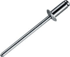 Riveta alumini Novus A3/6, set 70 copë, ngjyrë argjendtë