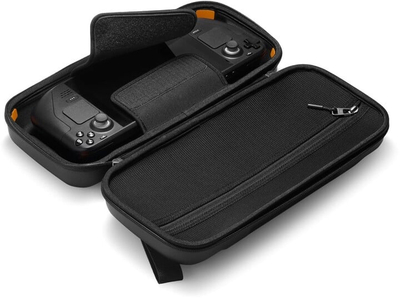 Këllëf Spigen Rugged Armor Pro Pouch për Steam Deck, i zi