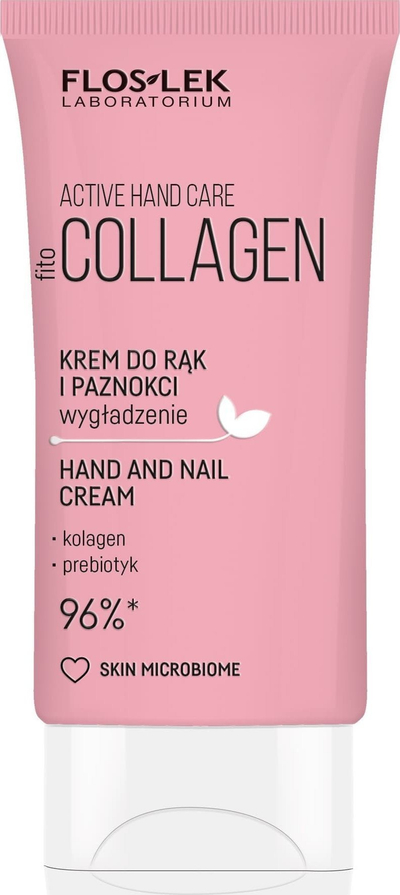 Kрем за раце и нокти Floslek Laboratorium PhytoCollagen, 50 ml, регенерирачки