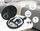 Set aksesorësh 7 në 1 për Meta Quest 3, kutí mbrojtëse, mbulesa mbrojtëse, gri