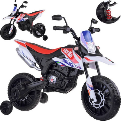 Motori elektrik për fëmijë Yokomisiad Aprilia RX125, bateri 4500 mAh, deri 6 km/h, shumëngjyrësh
