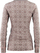 Bluzë bazë për goca Kari Traa Rose Long Sleeve, 100% lesh Merino, madhësia M, ngjyrë taupe