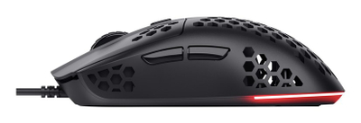 Гејминг глушец Trust GXT 928 Helox, со кабел, 6400 DPI, црн