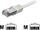 Kabllo rrjeti Equip Patchcord 605513, Cat6 S/FTP, 0.25m, e bardhë