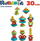 Set edukativ Rubanta Pythagoras Blocks, 30 pjesë, për fëmijë, shumëngjyrësh