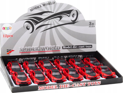 Makina lodër sportive Car Sports Car, shkalla 1:32, mekanizëm me fërkim, e kuqe