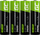 Bateri AA HR6 Green Cell, 2600mAh, 4 copë