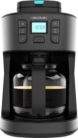Aparat kafeje Cecotec Coffee 66 Grind and Drop, 12 filxhanë, inoks, i zi