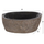 Lavaman guri i gdhendur gri 40×40×20 cm (HM7807), gri