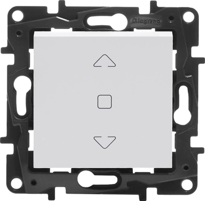 Çelës roletesh Legrand Niloe Step 863144, 3 pozicione, 6 AX, i bardhë