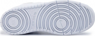 Atlete për djem Nike Court Borough 2 Mid, lëkurë, taban gome, të bardha