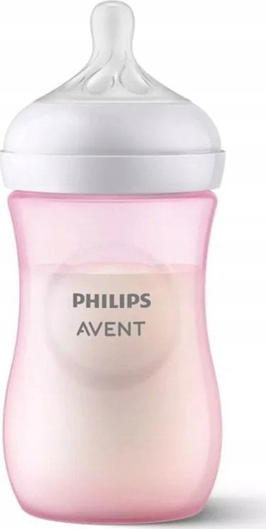 Bиберон Avent Natural Response, 260 ml, розева боја
