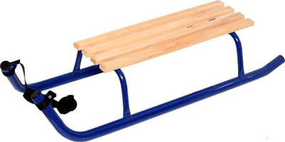 Slitë Enero për 2 persona, konstruksion metalik i përforcuar, 110cm, blu