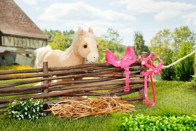 Lojë lodër kal Baby Born My Cute Horse, pelush, me gajre, bezhë