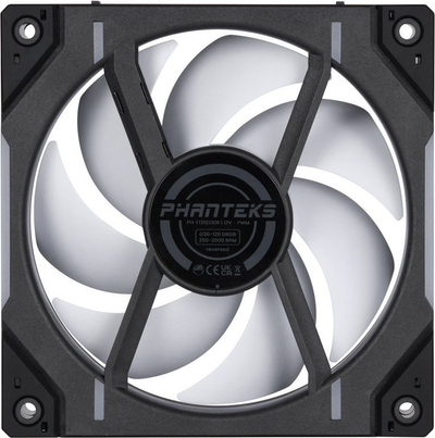 Ventilator PC Phanteks D30 120mm, set 3 copë, DRGB PWM, rrjedhë e kundërt ajri, i zi