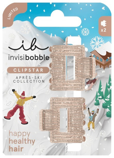 Kapëse flokësh Apres Ski Shimmer, 2 copë