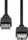 Kabllo zgjatues USB ProXtend USB 2.0, USB-A mashkull në USB-A femër, i zi