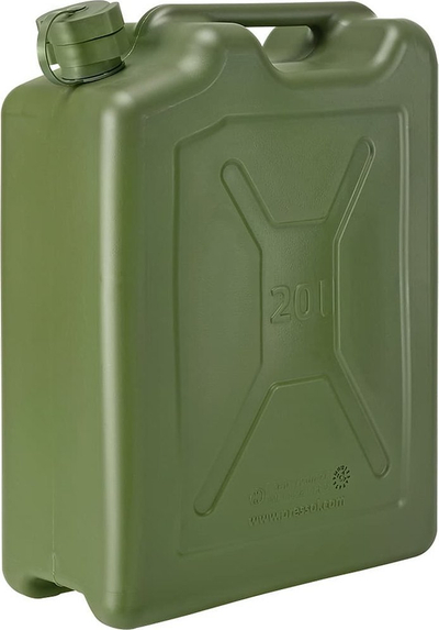 Kanoçe karburanti Pressol Military, 20L, me gryka fleksibile, ulli