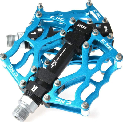 Pedale biçiklete Rockbros JT201012LBL, najlon me çelik, antirrëshqitëse, blu